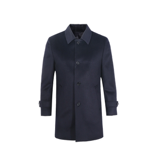 ouGLYO/奥古利奥新款男士中青年专柜同款翻领羊绒外套大衣