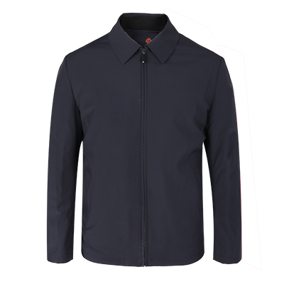 奥古翻领可脱卸内胆中老年羽绒服