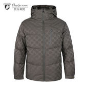 连帽羽绒服白鸭绒青年时尚 男士 休闲 新品 奥古利奥年冬季