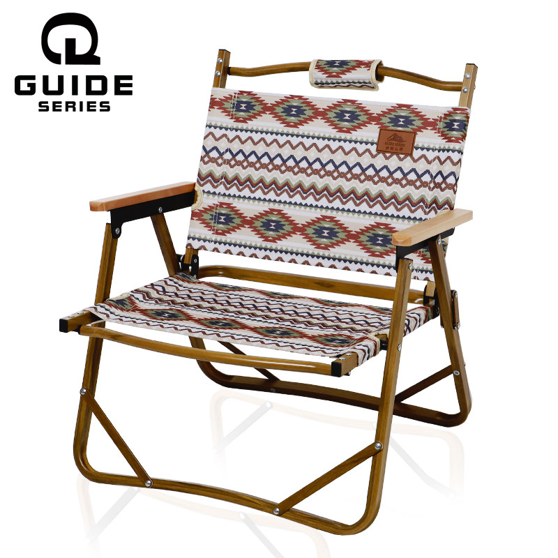 步林Guideseries 户外折叠椅野露营休t闲椅靠背椅钓鱼椅克米特椅