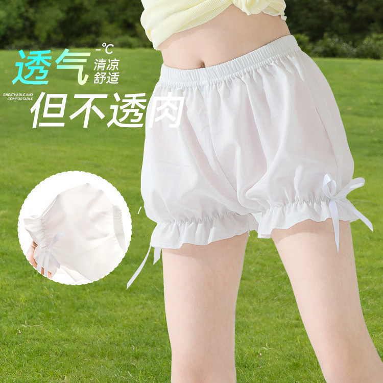 女童灯笼裤五分裤夏季薄款图片