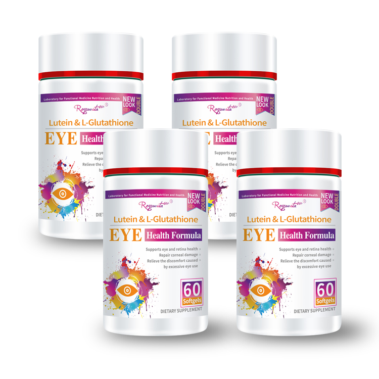 美国RVI谷胱甘肽叶黄素60粒*4瓶 电视同款