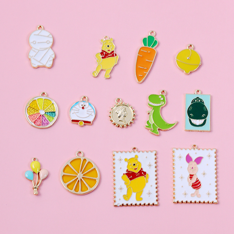 滴油挂件项链吊坠钥匙扣合金饰品