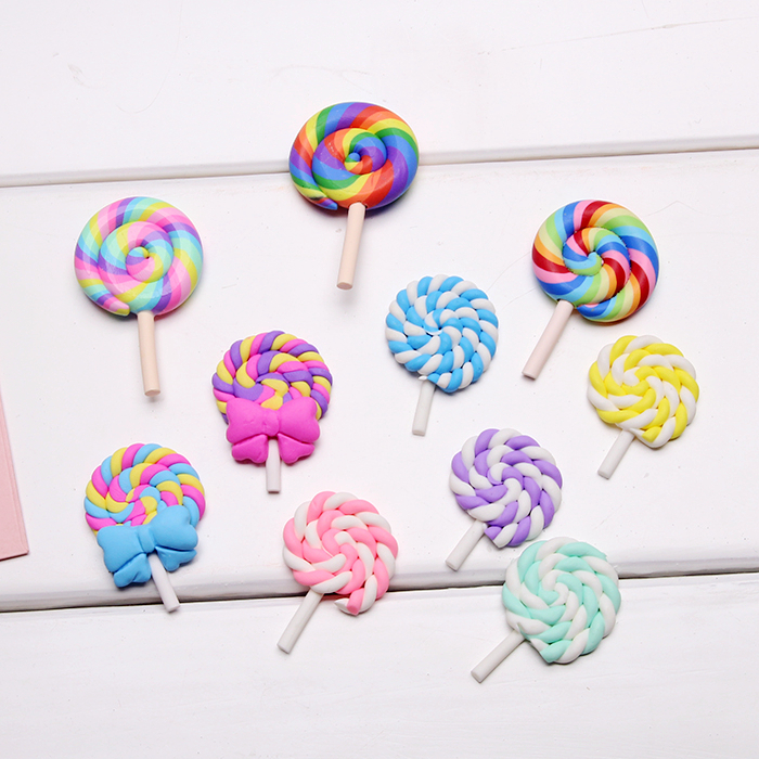 硅胶水晶模具壳星星压板木马软陶食玩饰品配件彩虹棒棒糖