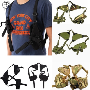 特种兵真人CS战术装备尼龙套通用腋下套特工腋下枪套隐蔽性快拔套