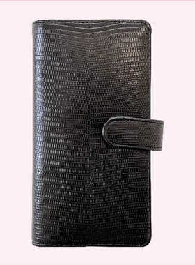 韩国a bubble crush A6 half蛇皮纹活页外壳 ABC日记本皮质封面套