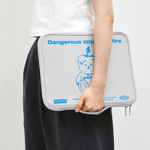 进口可爱熊电脑包苹果macbook
