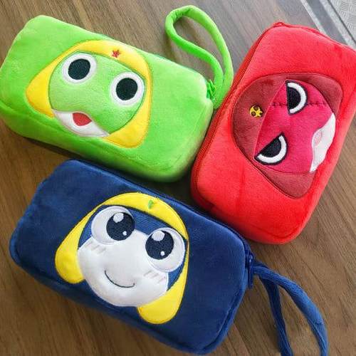 韩国keroro军曹大容量文具包