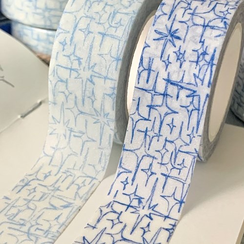 韩国mewmewbeam胶带闪闪星星手帐