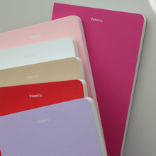 韩国Malgrecela 彩色手拿weeks周计划本 一周一页口袋日程本Handy