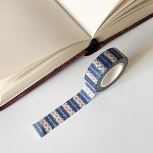 韩国popo factory 美纹花纹手帐纸质胶带 Rachel