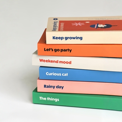 韩国iconic慢生活横线手拿记事本