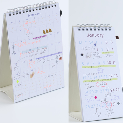 韩国ANA26年窄款/宽版台历