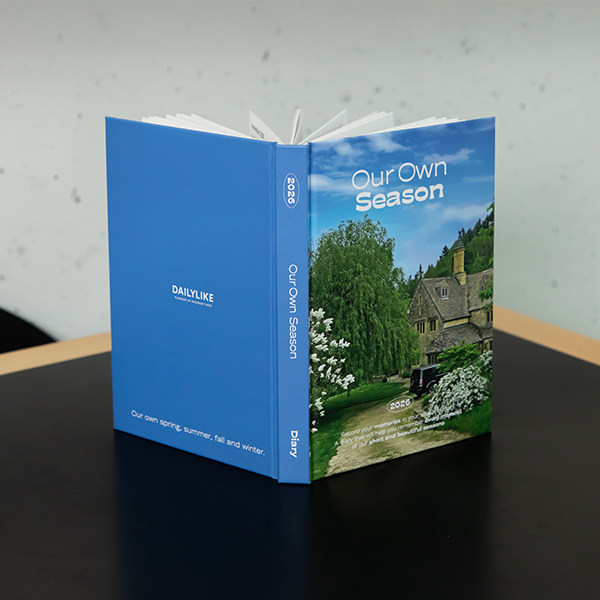 韩国dailylike硬面2026年风景八分格周计划日程本手账 网格横线页,文具电教/文化用品/商务用品,手帐/日程本/计划本,淘宝优惠券,粉丝福利购,淘宝优惠卷