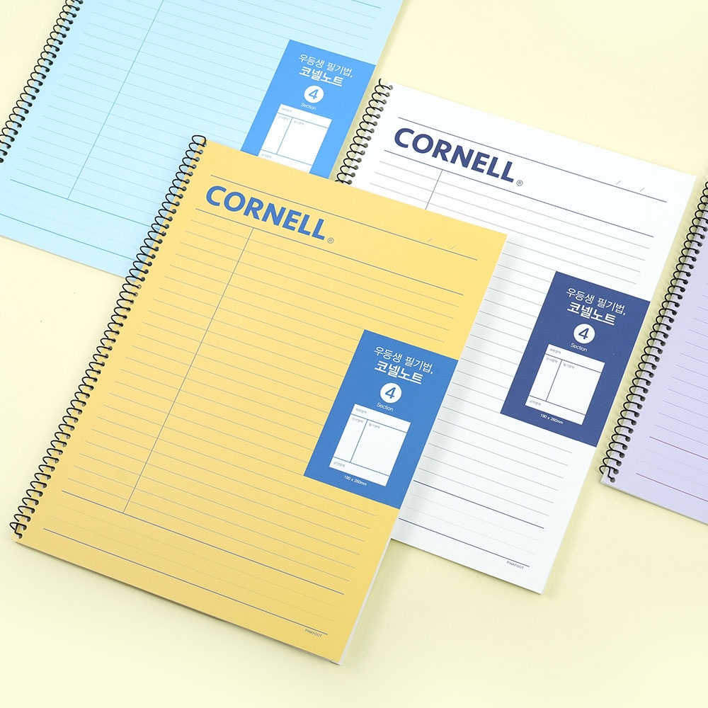 韩国pinkfoot简约b5康奈尔高效笔记本课堂学习线圈本错题记事本子