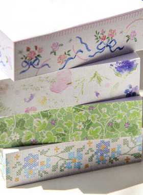 韩国Boki 高颜值侧边印花便签 拍纸本