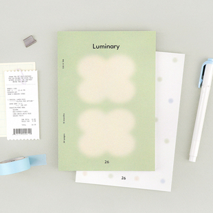 2026年手账日程本 DOT 网格页月计划纸日记本 AND 韩国DASH