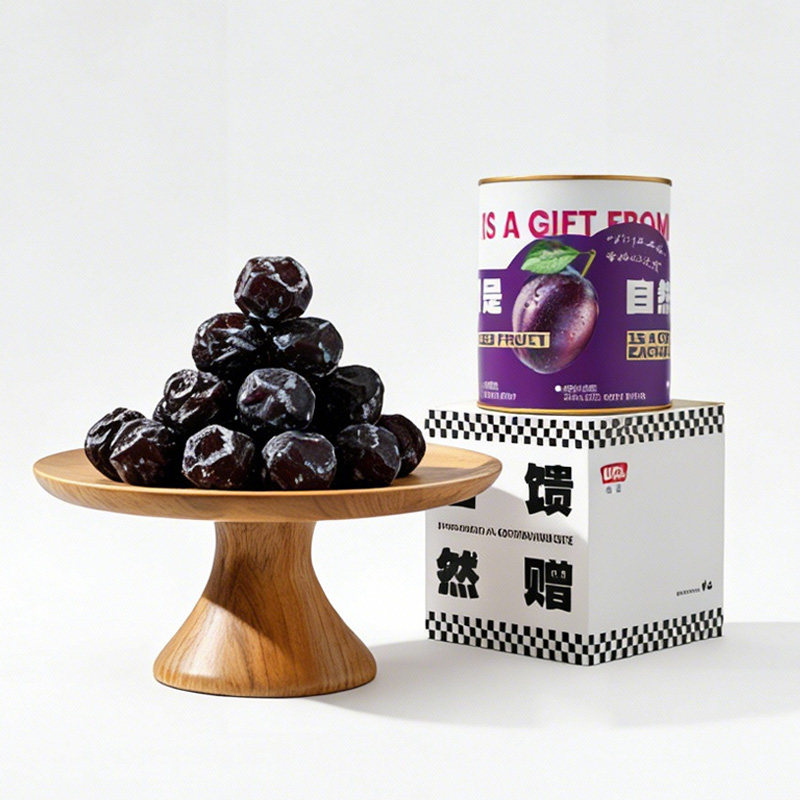 乌梅干268g罐装新鲜天山大乌梅水果休闲小零食果脯蜜饯官方旗舰店