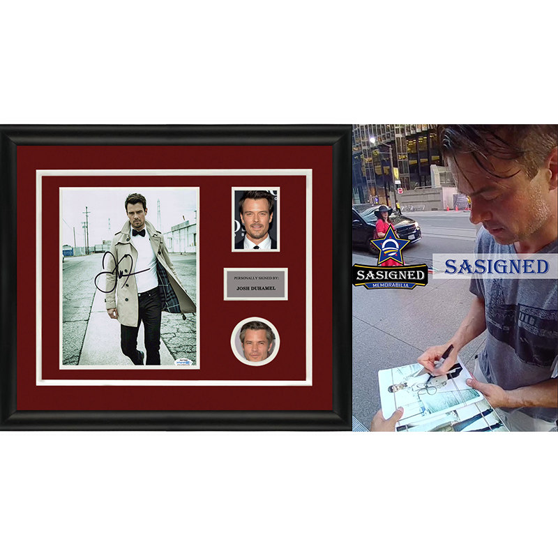 乔什 杜哈明 josh duhamel 亲笔签名照片裱框 含sa证书 sa proof