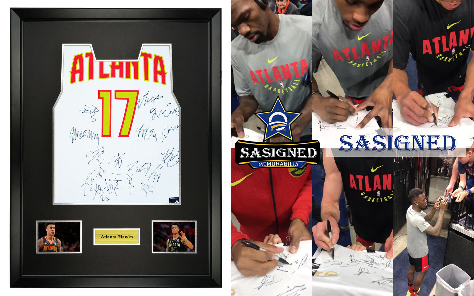 老鹰队全队丹尼施罗德亲笔签名 篮球服球衣 sa proof  含sa证书