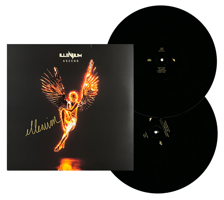 收藏 illenium 凤凰之子 亲笔签名 ascend 黑胶lp 含sa证书