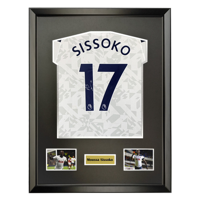 热刺 穆萨西索科 亲笔签名足球服球衣 含sa证书