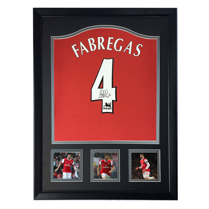 06-07 阿森纳  法布雷加斯 亲笔签名足球服球衣 含sa证书