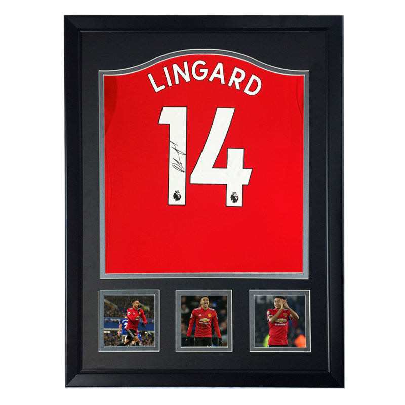 曼联时期 杰西林加德 林皇 亲笔签名足球服球衣 含sa证书