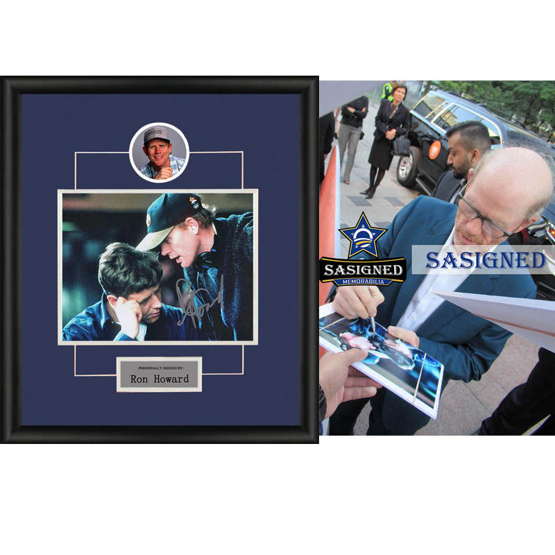 美国演员 朗霍华德 美丽心灵 亲笔签名照片裱框 含sa证书