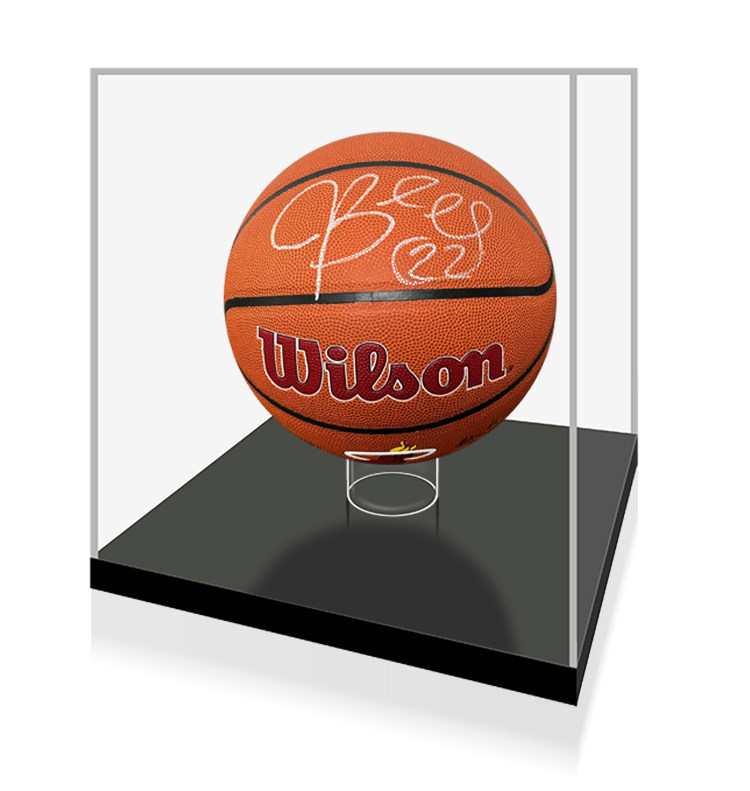 吉米巴特勒亲笔签名篮球 热火队22号 带证书 含展示盒