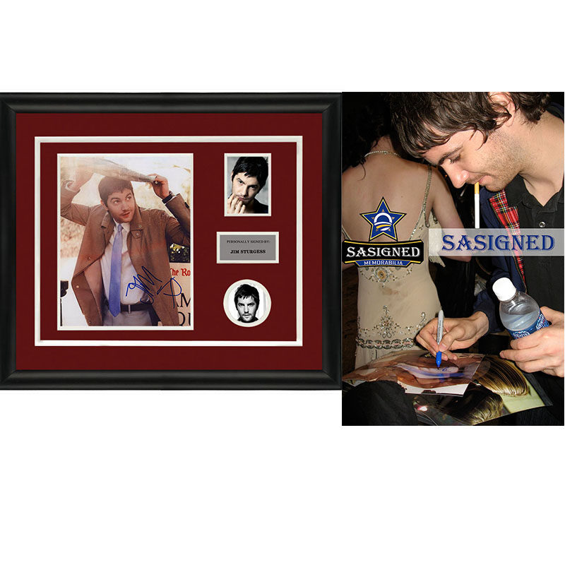 吉姆 斯特吉斯jim sturgess 亲笔签名照片 裱框含sa证书 sa proof