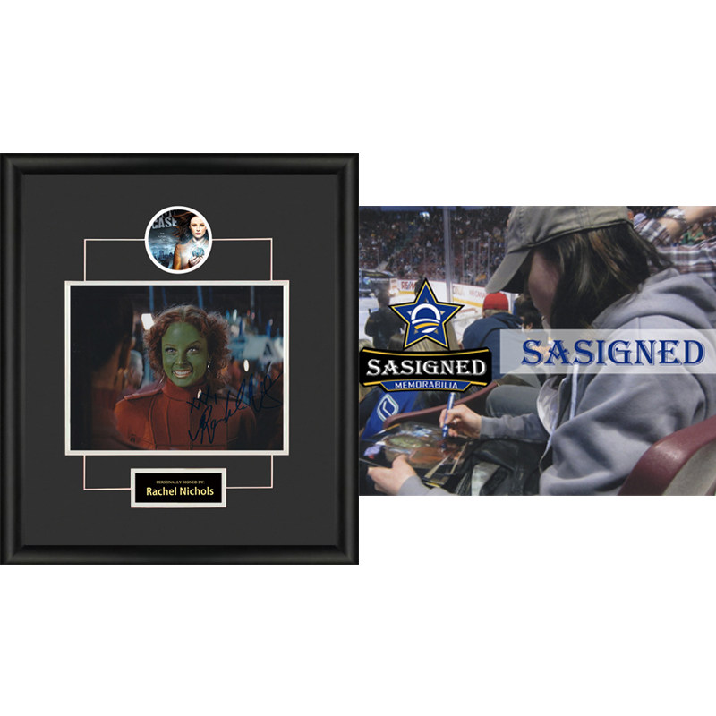 瑞秋尼科尔斯rachel nichols 美国演员 超越时间线 亲笔签名照片 裱框