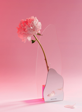 新人价意境花瓶双面花器摆件