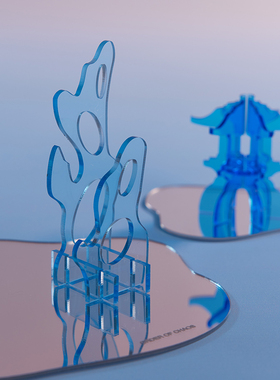 原创设计庭院新中式香薰桌面