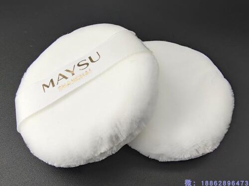 正品美素MAYSU毛绒蜜粉柔软亲肤抓粉力强定妆散粉扑包邮