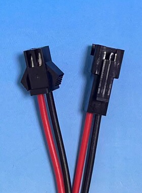 SM2.54mm2p/3P端子线1007#20号正标空中对插接头公母延长线 450mm