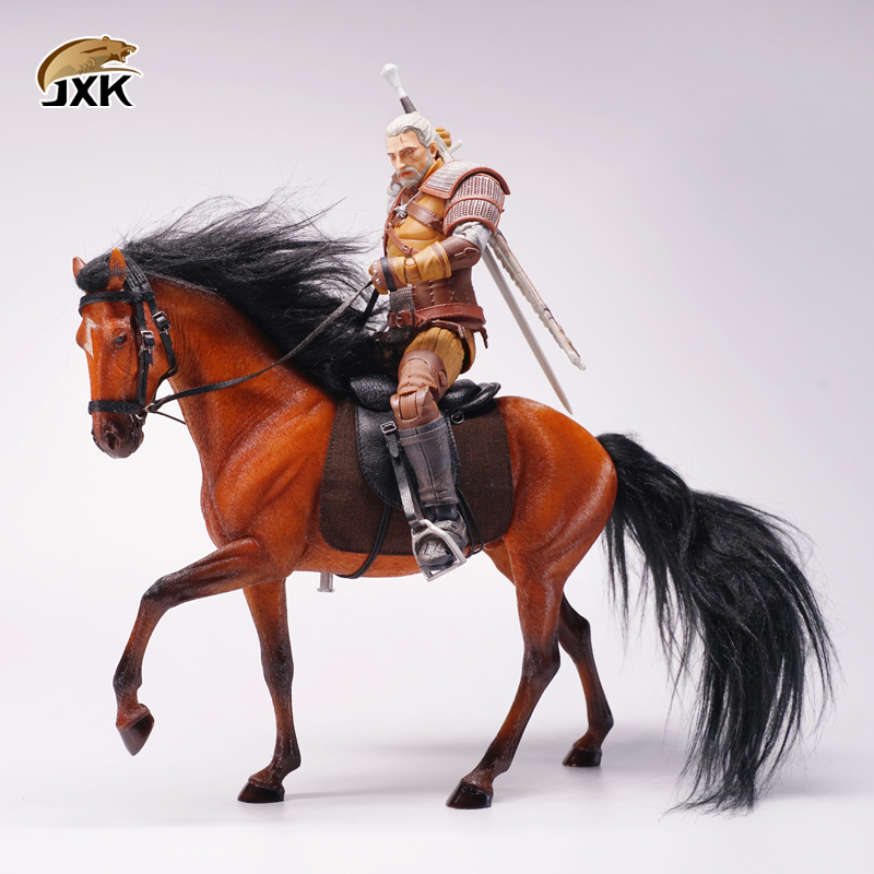 JXK1/12伊犁马兵人手办模型
