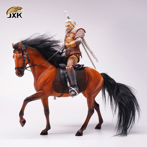 JXK1/12伊犁马兵人手办模型