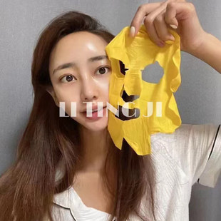 正品黎汀集面膜彩色补水保湿修护黎订丁集禹之妍面膜官方旗舰店