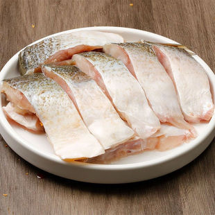 白鲢鱼块冷冻新鲜鱼块现杀现发 500克/袋 半成品饭店食堂餐饮商用