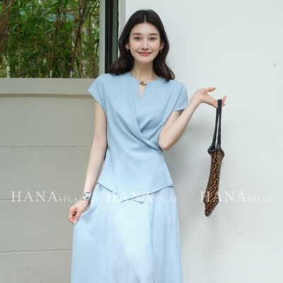 HN原创设计夏季不规则上衣小衫