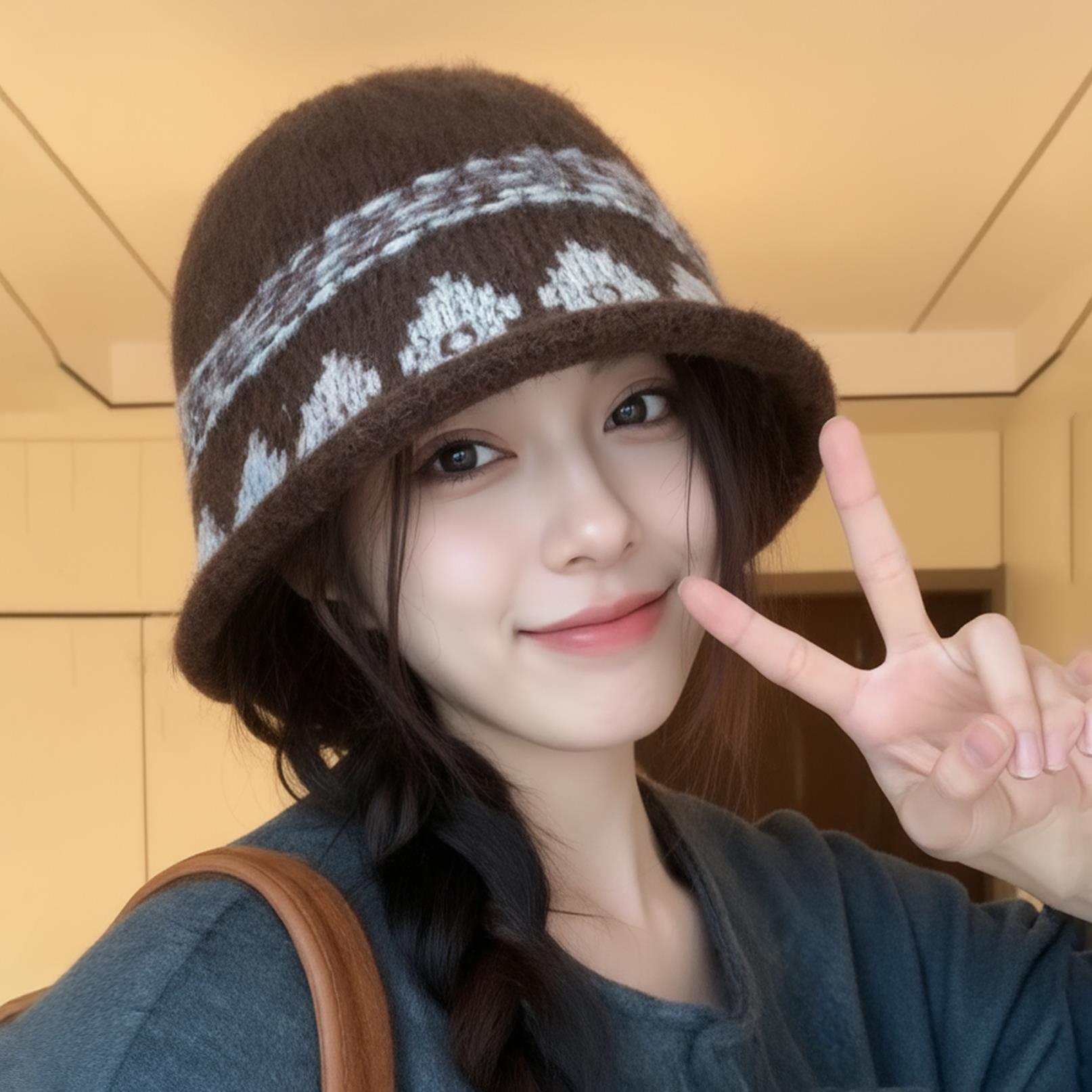 2025新款费尔岛渔夫帽