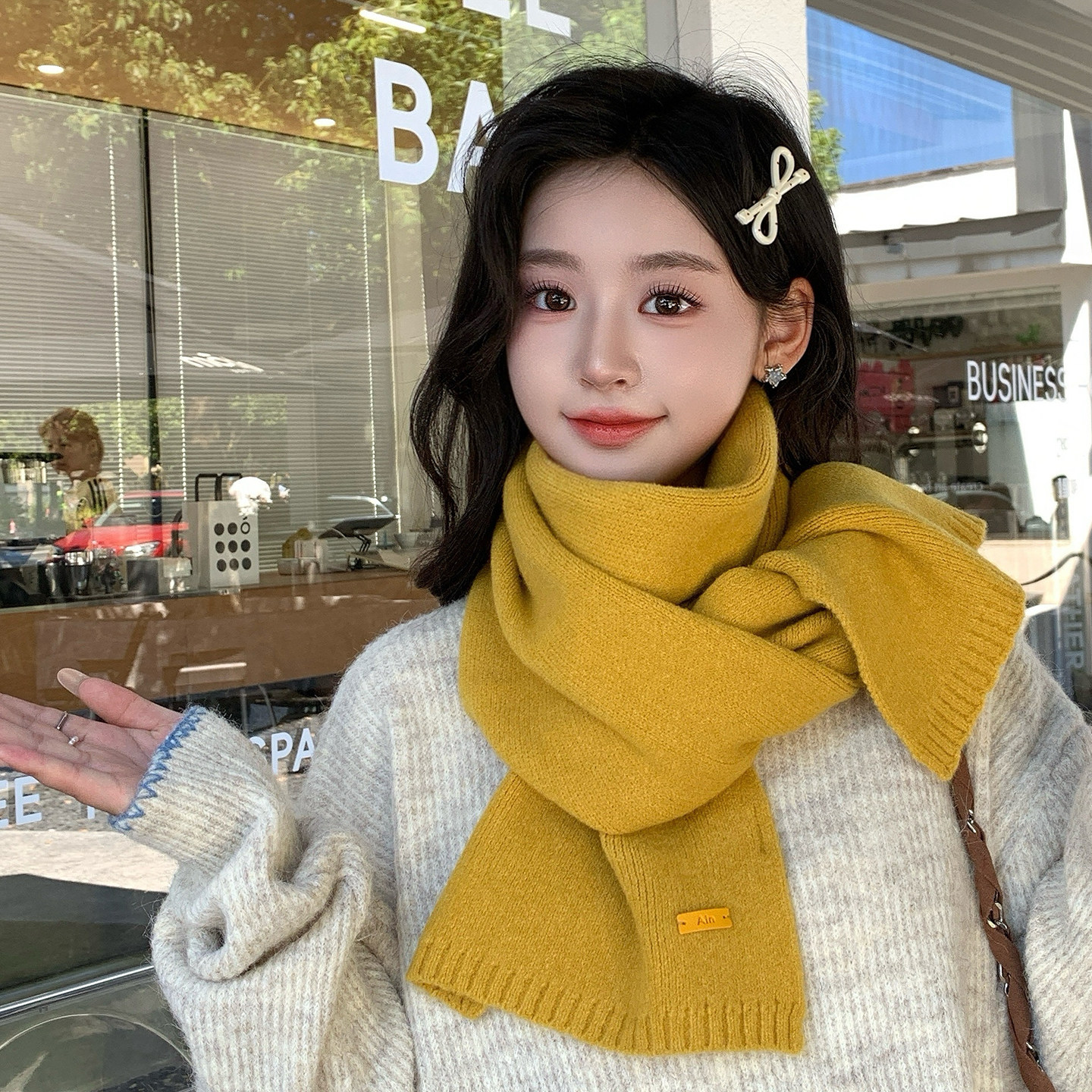 2025新款氛围感围巾女秋冬季