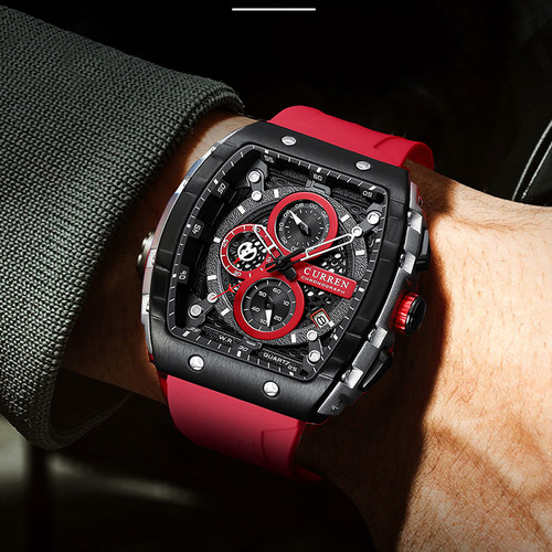 卡瑞恩8442运动男石英表