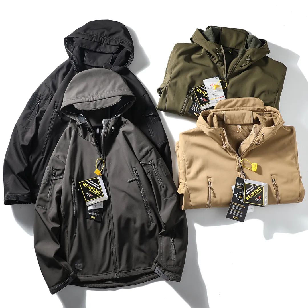 户外战术软壳冲锋衣外套男款