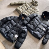 糕平替抗寒利器男女款 连帽羽绒服外套高蓬松 轻柔软舒适保暖防水