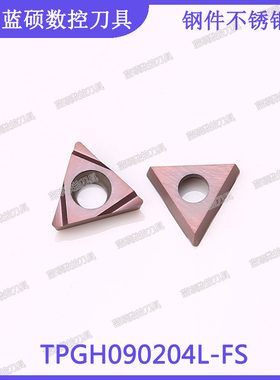 JSWS三角形内孔车刀片TPGH090202L-FS/090204 钢件不锈钢数控刀头