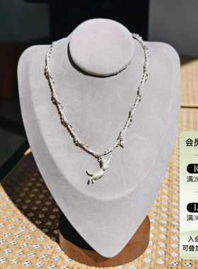 Urpflanze小猫天然珍珠缠绕项链