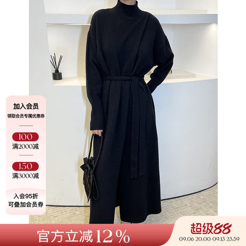 VIKTORIACHAN长款羊毛连衣裙