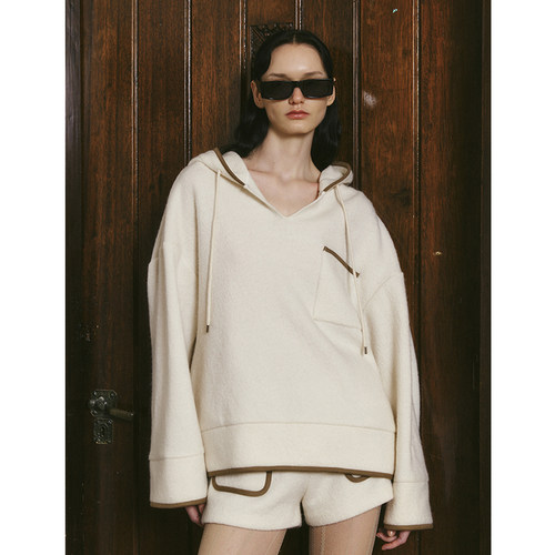 CelloSonata宽松套头羊毛卫衣